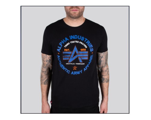 Alpha Industries Authentic T Czarny