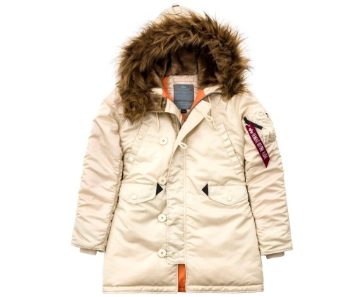 Zimowa Parka Damska Alpha Industries N3B VF59 Wmn Caramel