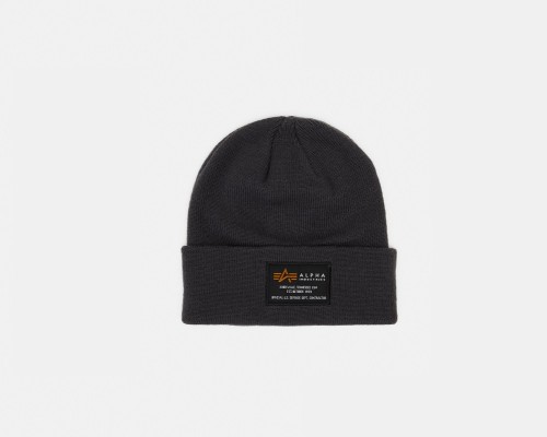 Alpha Industries Crew Beanie Replica Grey