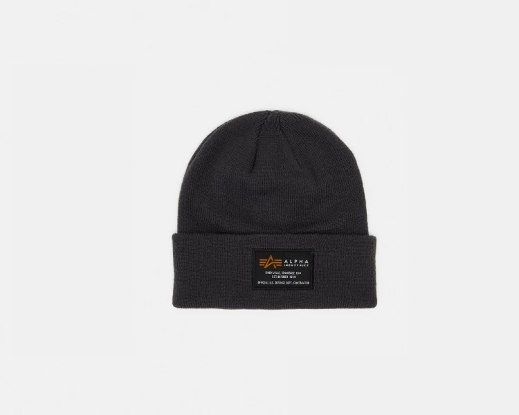 Alpha Industries Crew Beanie Replica Grey