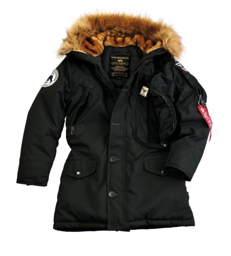 Kurtka Parka Damska N3B Polar Jacket Wmn Alpha Industries Czarny