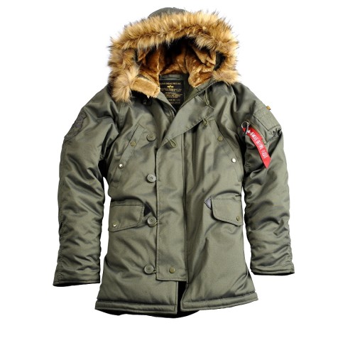 Alpha Industries Explorer zimowa parka męska Dark Green