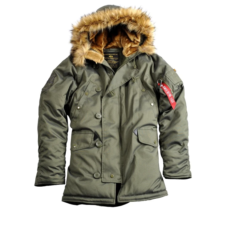 Alpha Industries Explorer zimowa parka męska Dark Green