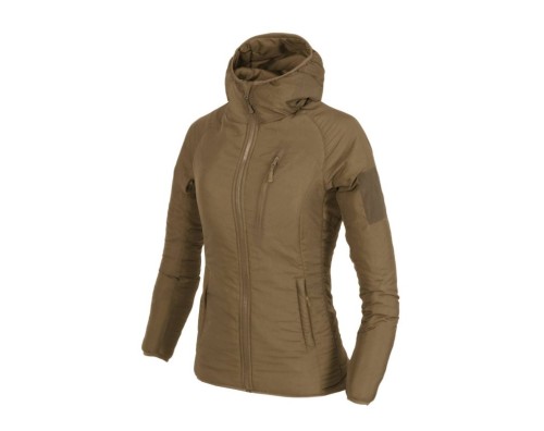 Kurtka Helikon Womens Wolfhound Hoodie Climashield Apex Coyote