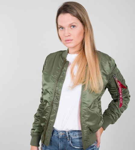 Flyers Damski Alpha Industries Ma-1 VF 59 WMN Oliwkowa
