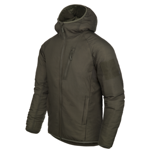 Kurtka Helikon Wolfhound Hoodie Climashield Apex Taiga Green