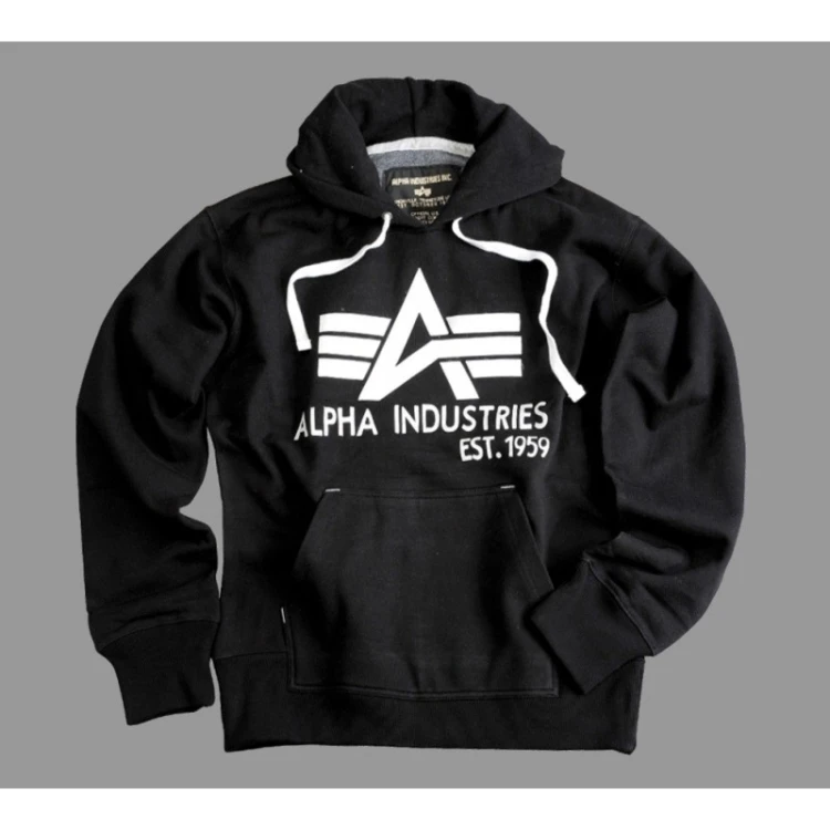 Alpha Industries Bluza Big A Classic Hoody Czarna