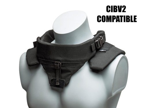 Balistyczna ochrona Templars Gear szyja/ramiona/gardło CIBV2 - Czarny
