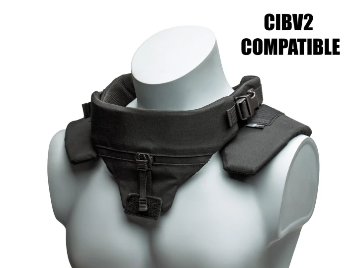 Balistyczna ochrona Templars Gear szyja/ramiona/gardło CIBV2 - Czarny