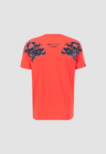 Alpha Industries Dragon EMB T-shirt Radiant Red