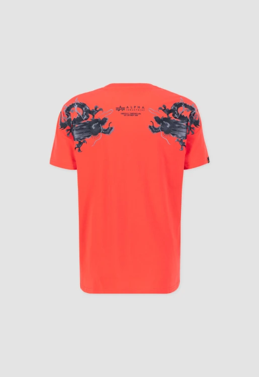 Alpha Industries Dragon EMB T-shirt Radiant Red