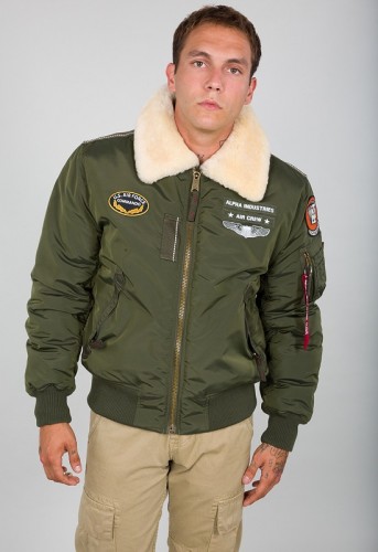 Kurtka Air Force One Injector III Alpha Industries Dark Green
