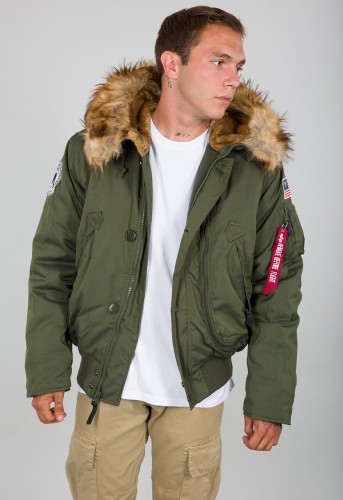 Kurtka Alaska N2B Polar Jacket SV Alpha Industries Dark Green