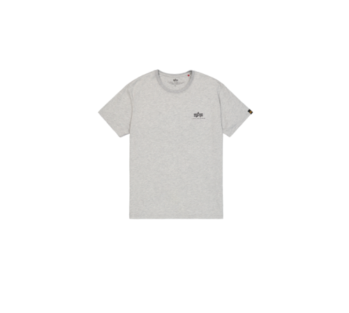 Koszulki na siłownie Alpha Industries Koszulka Basic T-shirt Small Logo - Grey Heather