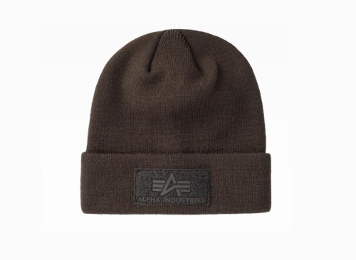 Czapki zimowe Alpha Industries VLC Beanie Hunter Brown