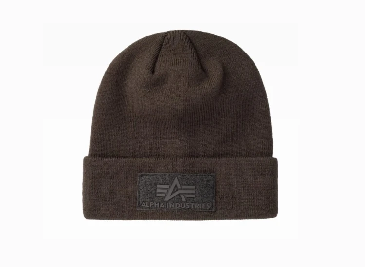 Czapki zimowe Alpha Industries VLC Beanie Hunter Brown