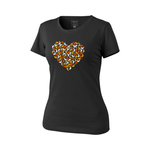 Koszulka Damska Helikon Chameleon Heart - Czarna