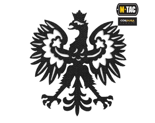 Naszywka Polski orzeł M-Tac Laser Cut Czarna