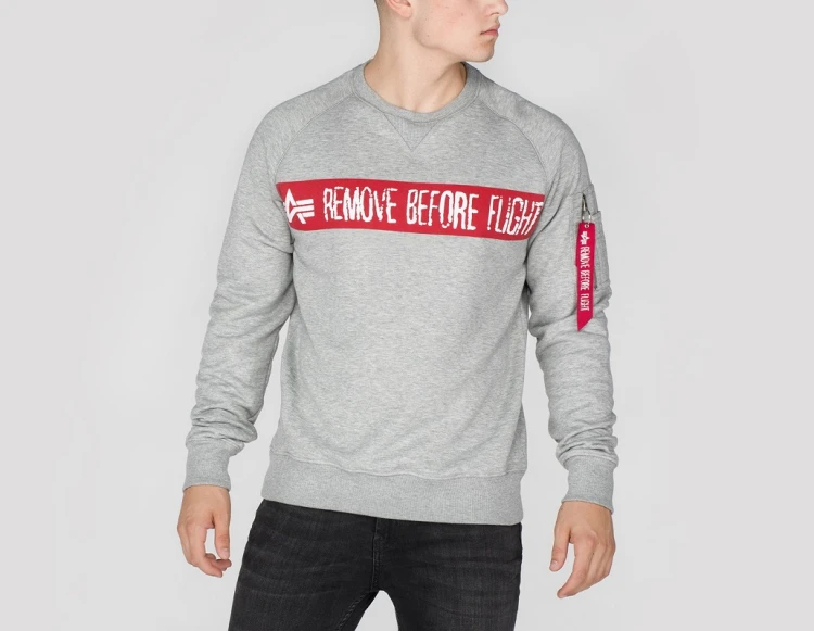 Alpha Industries Sweat RBF Grey Heather
