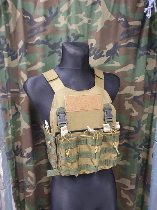 Kamizelka na Ukrainę Plate Carrier Emergency UA Templars Gear Coyote