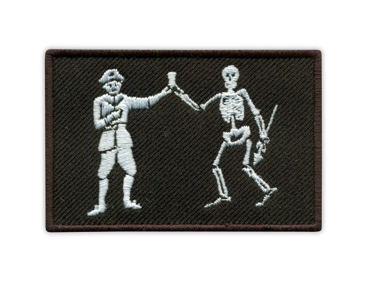 Naszywka Bandera Piratów Bartholomew Roberts