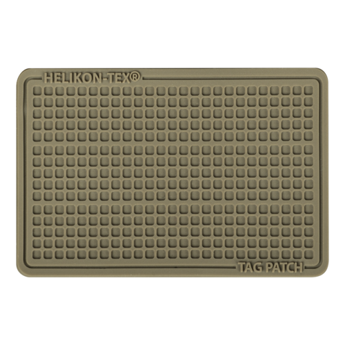 Naszywka PVC Tag Patch 60x40mm (komplet - 3szt.) Helikon - Coyote