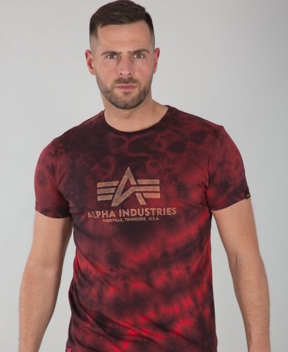 Alpha Industries Basic T Batik Speed Red