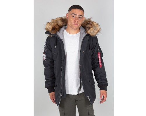 Alpha Industries Arctic Discoverer Parka Czarna