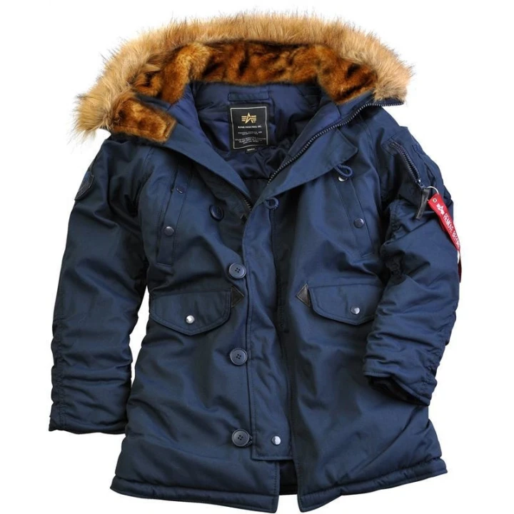 Parka Zimowa Damska Alpha Industries Explorer WMN N3B Rep Blue