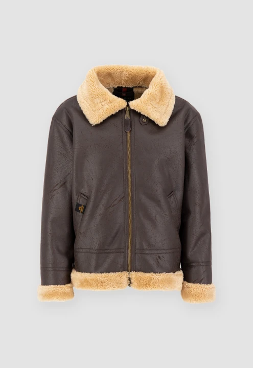 Kurtka pilotka męska B3 FL Alpha Industries Vintage Brown