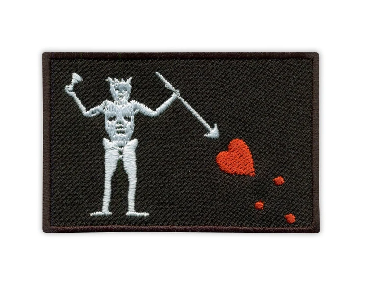 Naszywka Bandera Piratów Czarnobrody - Edward Teach