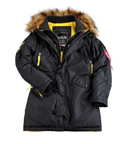 Zimowa Damska Parka N3B PPS Wmn Alpha Industries Czarny