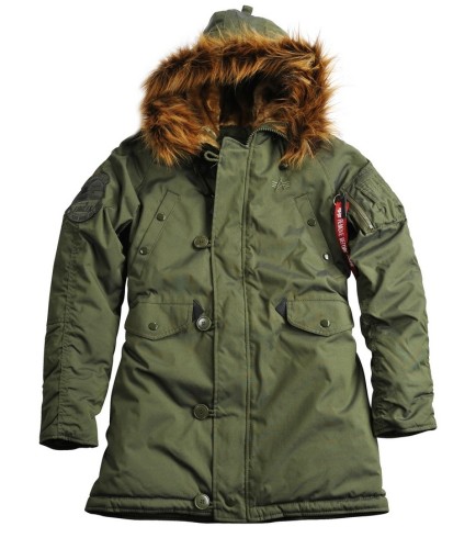 Kurtka zimowy damski Explorer Wmn Alpha Industries Dark Gree