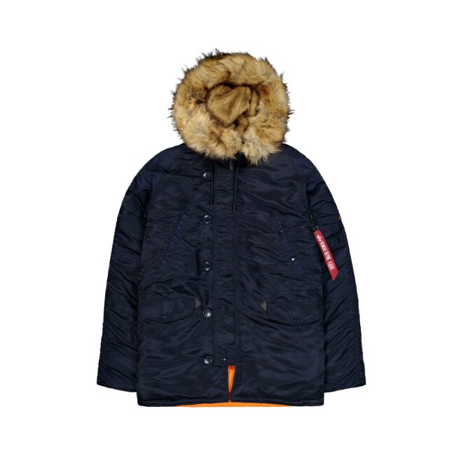 Kurtka Alpha Industries N3B VF59 Niebieska Replica Blue