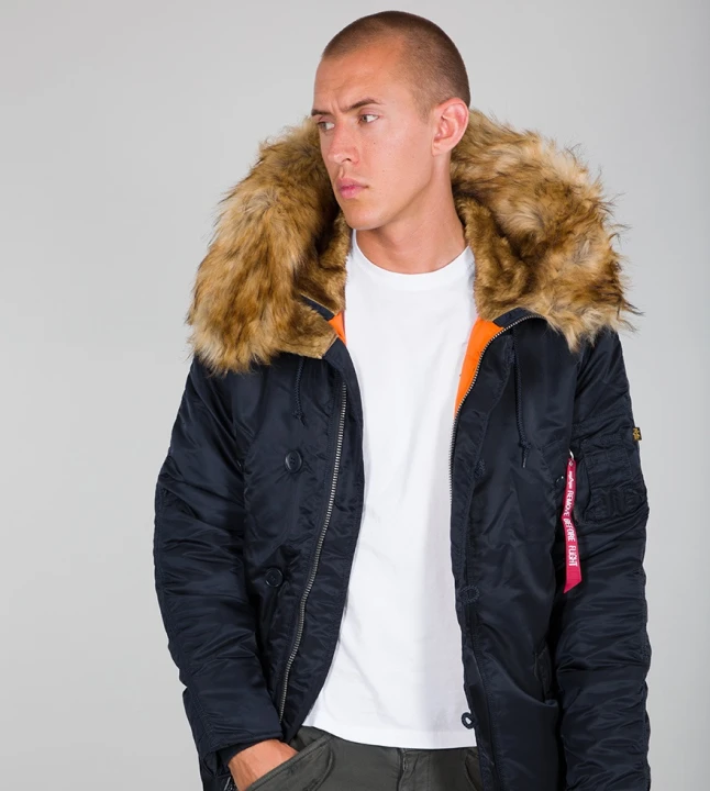 Kurtka Alpha Industries N3B VF59 Niebieska Replica Blue