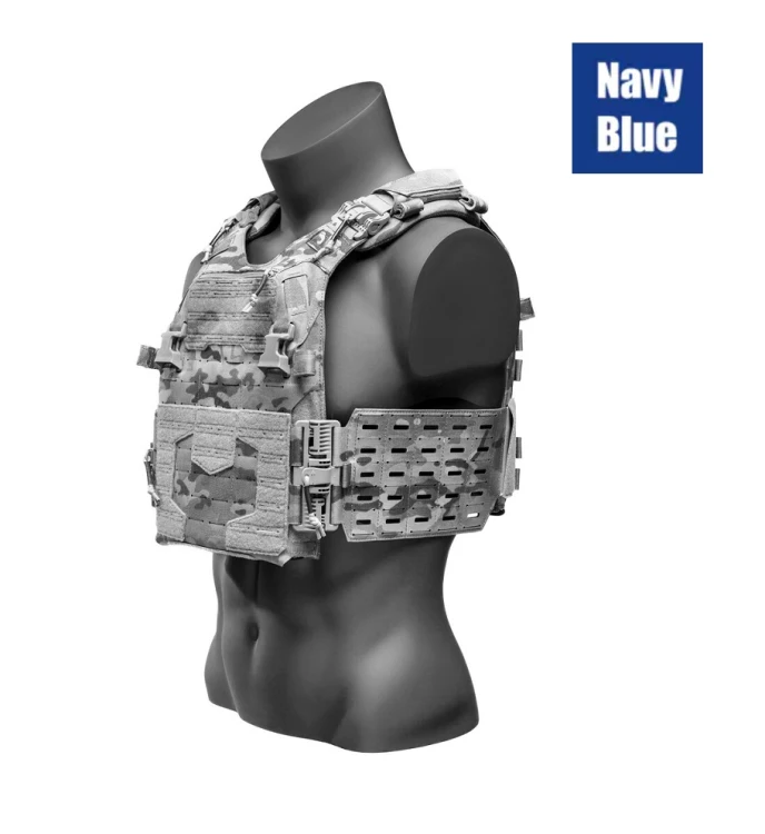 Kamizelka dla policji Crusader Plate Carrier ROC Templars Gear Navy Blue TG-CPC-ROC-NB