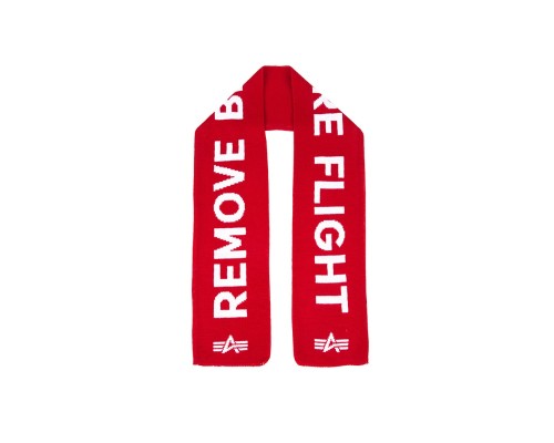 Alpha Industries Remove Before Flight Szalik Czerwony