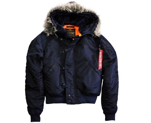 Kurtka Zimowa z futerkiem Alpha Industries N2B VF59 Rep Blue