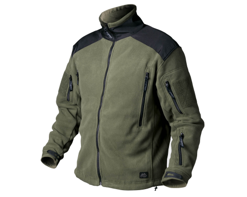 Polar z kołnierzem Helikon Liberty Oliwkowo czarny Heavy Fleece Jacket