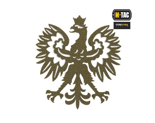 Naszywka Polski orzeł M-Tac Laser Cut Ranger Green