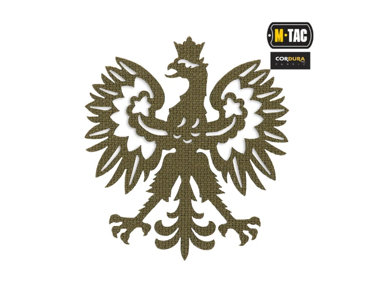 Naszywka Polski orzeł M-Tac Laser Cut Ranger Green