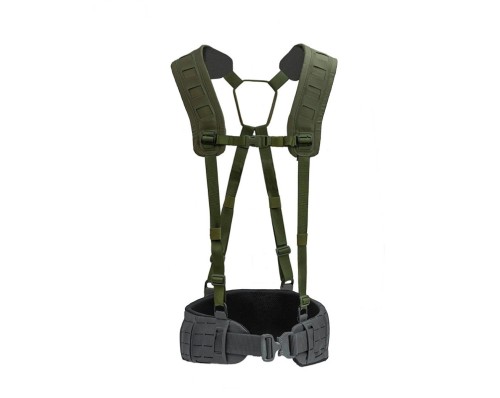 Szelki wojskowe Templars Gear 4 Point X-Harness TG-HAR-X-RG Ranger Green