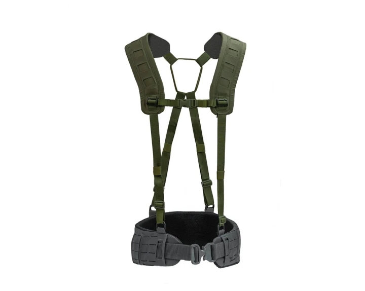 Szelki wojskowe Templars Gear 4 Point X-Harness TG-HAR-X-RG Ranger Green