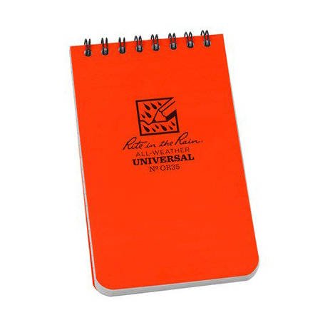 Notes Wodoodporny Rite in the Rain - 3x5 - OR35 - Orange