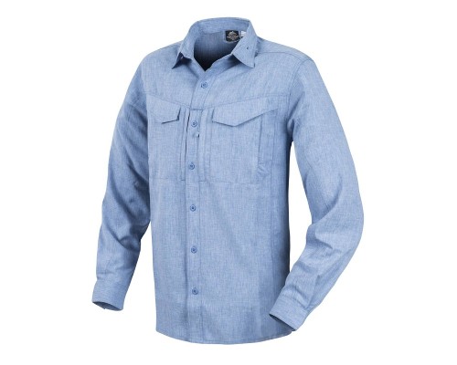 Koszule Helikon Defender Gentleman Mk2 Melange Light Blue
