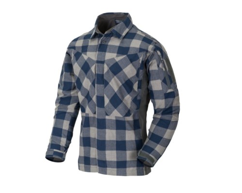 Helikon MBDU Flannel Shirt Slate Blue Checkered