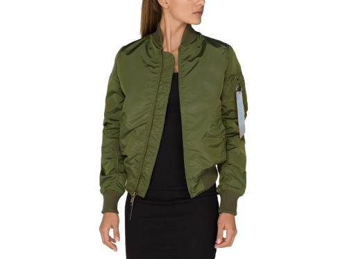 Kurtka damska Alpha Industries MA-1 TT Wmn Dark green