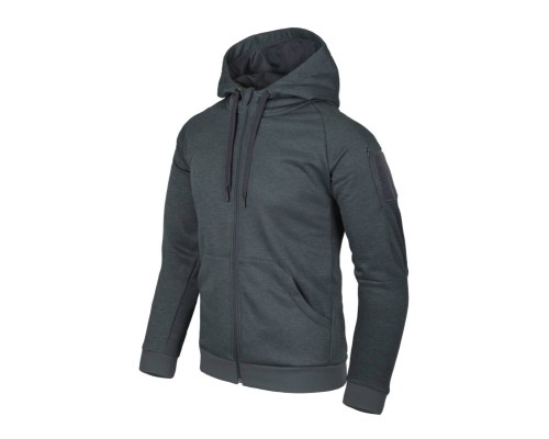 Bluza Helikon Urban Tactical Hoodie (FullZip) Melange Black-Grey