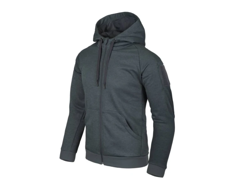 Bluza Helikon Urban Tactical Hoodie (FullZip) Melange Black-Grey