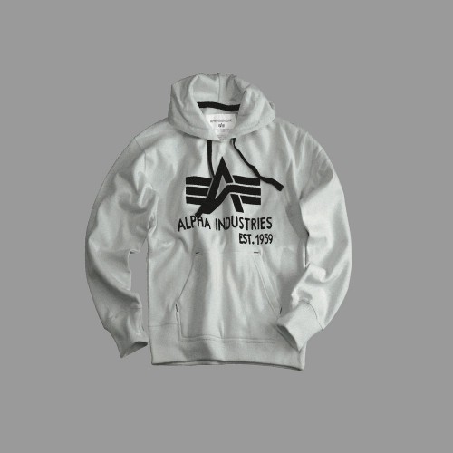 Alpha Industries Bluza Big A Classic Hoody Grey Heather